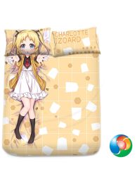The Ryuo's Work is Never Done! Charlotte Anime Bed Sheet or Duvet Cover The Ryuo's Work is Never Done! Charlotte Anime Bed Sheet or Duvet Cover