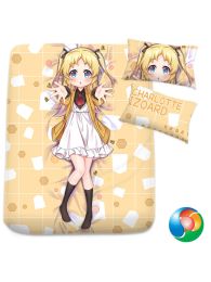 The Ryuo's Work is Never Done! Charlotte Anime Bed Sheet or Duvet Cover The Ryuo's Work is Never Done! Charlotte Anime Bed Sheet or Duvet Cover