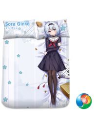 The Ryuo's Work is Never Done! Ginko Sora Anime Sheet or Duvet Cover Bedding Set The Ryuo's Work is Never Done! Ginko Sora Anime Sheet or Duvet Cover Bedding Set