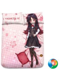 The Ryuo's Work is Never Done! Ai Yashajin Anime Sheet or Duvet Cover Bedding Set The Ryuo's Work is Never Done! Ai Yashajin Anime Sheet or Duvet Cover Bedding Set