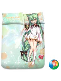 Azur Lane Akashi Anime Sheet or Duvet Cover Bedding Set Azur Lane Akashi Anime Sheet or Duvet Cover Bedding Set