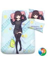 Menhera-chan Anime Bed Sheet or Duvet Cover Menhera-chan Anime Bed Sheet or Duvet Cover