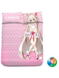 Last Period Choco Anime Bed Sheet or Duvet Cover Last Period Choco Anime Bed Sheet or Duvet Cover