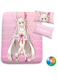 Last Period Choco Anime Bed Sheet or Duvet Cover Last Period Choco Anime Bed Sheet or Duvet Cover