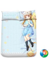Hataraku Saibou (Cells at work!) Platelet Anime Bed Sheet or Duvet Cover Hataraku Saibou (Cells at work!) Platelet Anime Bed Sheet or Duvet Cover