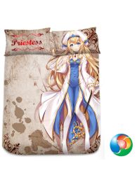 Goblin Slayer Priestess Onna Shinkan Anime Bed Sheet or Duvet Cover Goblin Slayer Priestess Onna Shinkan Anime Bed Sheet or Duvet Cover