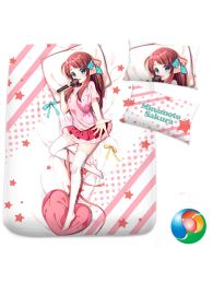 Zombieland Saga Sakura Minamoto Anime Bed Sheet or Duvet Cover Zombieland Saga Sakura Minamoto Anime Bed Sheet or Duvet Cover