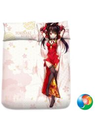 Date A Live Tokisaki Kurumi Anime Bed Sheet or Duvet Cover Date A Live Tokisaki Kurumi Anime Bed Sheet or Duvet Cover