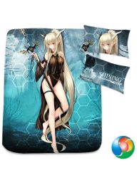 Arknights Shining Anime Bed Sheet or Duvet Cover Arknights Shining Anime Bed Sheet or Duvet Cover