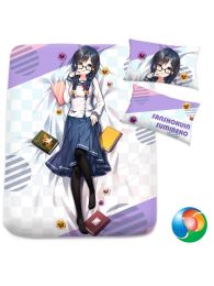 Oresuki Sanshokuin Sumireko Anime Bed Sheet or Duvet Cover Oresuki Sanshokuin Sumireko Anime Bed Sheet or Duvet Cover