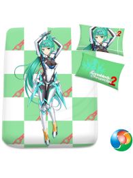 Xenoblade Chronicles 2 Pneuma Anime Bed Sheet or Duvet Cover Xenoblade Chronicles 2 Pneuma Anime Bed Sheet or Duvet Cover