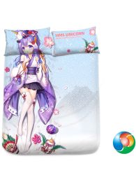 Azur Lane HMS Unicorn Anime Bed Sheet or Duvet Cover Azur Lane HMS Unicorn Anime Bed Sheet or Duvet Cover