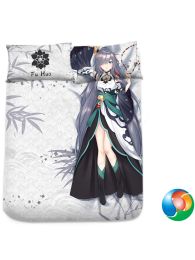 Honkai Impact 3rd Fu Hua Anime Bed Sheet or Duvet Cover Honkai Impact 3rd Fu Hua Anime Bed Sheet or Duvet Cover