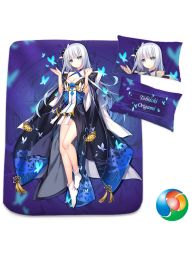 Date A Live Origami Tobiichi Anime Bed Sheet or Duvet Cover Date A Live Origami Tobiichi Anime Bed Sheet or Duvet Cover