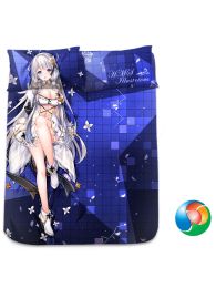 Azur Lane MHS Illustrious Anime Bed Sheet or Duvet Cover Azur Lane MHS Illustrious Anime Bed Sheet or Duvet Cover