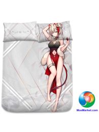 Arknights W China Dress Anime Bed Sheet or Duvet Cover Arknights W China Dress Anime Bed Sheet or Duvet Cover