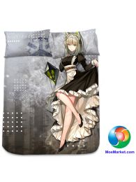 Arknights Kal'tsit Anime Bed Sheet or Duvet Cover Arknights Kal'tsit Anime Bed Sheet or Duvet Cover