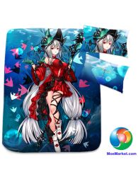 Arknights Skadi Anime Bed Sheet or Duvet Cover Arknights Skadi Anime Bed Sheet or Duvet Cover