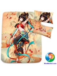 Date A Live Kurumi Tokisaki Anime Bed Sheet or Duvet Cover Date A Live Kurumi Tokisaki Anime Bed Sheet or Duvet Cover