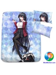Azur Lane Taihou JK Skin Anime Bed Sheet or Duvet Cover Azur Lane Taihou JK Skin Anime Bed Sheet or Duvet Cover