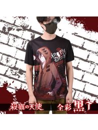 Angels of Death Zack Full Color T-Shirt Black Tee Angels of Death Zack Full Color T-Shirt Black Tee