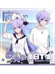 Azur Lane HMS Unicorn I72 Navy Summer Tee Azur Lane HMS Unicorn I72 Navy Summer Tee