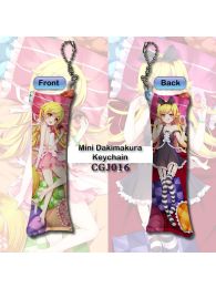 Nisemonogatari Oshino Shinobu Mini Dakimakura Keychain Phone Strap Nisemonogatari Oshino Shinobu Mini Dakimakura Keychain Phone Strap