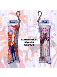 Guilty Crown Inori Yuzuriha Mini Dakimakura Keychain Phone Strap Guilty Crown Inori Yuzuriha Mini Dakimakura Keychain Phone Strap