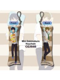 Free! Haruka Nanase, Makoto Tachibana Mini Dakimakura Keychain Phone Strap Free! Haruka Nanase, Makoto Tachibana Mini Dakimakura Keychain Phone Strap