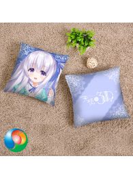 Angel's 3Piece! Jun Gotou Throw Pillow Cover Angel's 3Piece! Jun Gotou Throw Pillow Cover