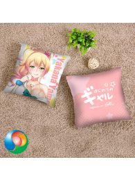 My First Girlfriend is a Gal Yukana Yame Throw Pillow Cover My First Girlfriend is a Gal Yukana Yame Throw Pillow Cover