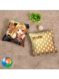 To Love-Ru Konjiki no Yami Throw Pillow Cover To Love-Ru Konjiki no Yami Throw Pillow Cover
