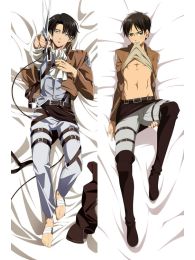 Attack on Titan Dakimakura Hugging Pillow Cover Attack on Titan Dakimakura Hugging Pillow Cover