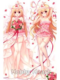 Shamoe Wedding Dress Dakimakura Hugging Pillow Cover Shamoe Wedding Dress Dakimakura Hugging Pillow Cover