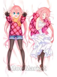 Yuru Camp Nadeshiko Kagamihara Dakimakura Hugging Pillow Cover Yuru Camp Nadeshiko Kagamihara Dakimakura Hugging Pillow Cover
