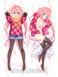 Yuru Camp Nadeshiko Kagamihara Dakimakura Hugging Pillow Cover Yuru Camp Nadeshiko Kagamihara Dakimakura Hugging Pillow Cover