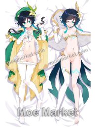 Genshin Impact Venti Genderbend Version Dakimakura Hugging Body Pillow Cover Genshin Impact Venti Genderbend Version Dakimakura Hugging Body Pillow Cover