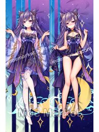 Genshin Impact Keqing Dakimakura Hugging Body Pillow Cover Genshin Impact Keqing Dakimakura Hugging Body Pillow Cover