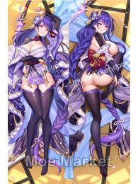 Genshin Impact Raiden Shogun Dakimakura Hugging Body Pillow Cover Genshin Impact Raiden Shogun Dakimakura Hugging Body Pillow Cover