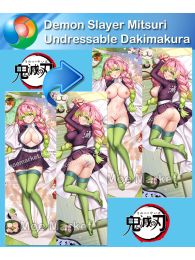 Demon Slayer: Kimetsu no Yaiba Mitsuri Kanroji Undressable Dakimakura Hugging Body Pillow Cover Demon Slayer: Kimetsu no Yaiba Mitsuri Kanroji Undressable Dakimakura Hugging Body Pillow Cover