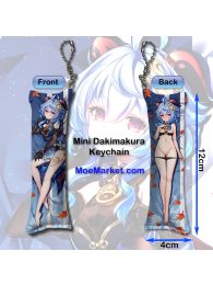 Genshin Impact Ganyu Mini Dakimakura Keychain Phone Strap Genshin Impact Ganyu Mini Dakimakura Keychain Phone Strap