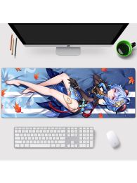 Genshin Impact Ganyu Gaming Mouse Pad Desk Pad Playmat Genshin Impact Ganyu Gaming Mouse Pad Desk Pad Playmat