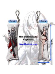 Genshin Impact Arlecchino Mini Dakimakura Keychain Phone Strap Genshin Impact Arlecchino Mini Dakimakura Keychain Phone Strap