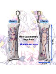 Blue Archive Shirasu Azusa Swimsuit Ver. Mini Dakimakura Keychain Phone Strap Blue Archive Shirasu Azusa Swimsuit Ver. Mini Dakimakura Keychain Phone Strap