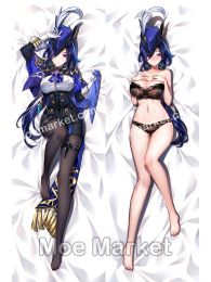 Genshin Impact Clorinde Dakimakura Hugging Body Pillow Cover Genshin Impact Clorinde Dakimakura Hugging Body Pillow Cover