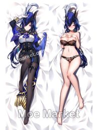 Genshin Impact Clorinde Dakimakura Hugging Body Pillow Cover Genshin Impact Clorinde Dakimakura Hugging Body Pillow Cover
