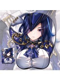 Genshin Impact Clorinde 3D Wrist Rest Oppai Mouse Pad Genshin Impact Clorinde 3D Wrist Rest Oppai Mouse Pad