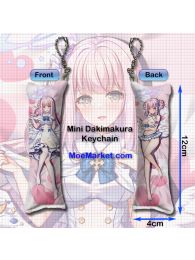 Blue Archive Misono Mika Mini Dakimakura Keychain Phone Strap Blue Archive Misono Mika Mini Dakimakura Keychain Phone Strap