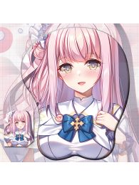Blue Archive Misono Mika 3D Wrist Rest Oppai Mouse Pad Blue Archive Misono Mika 3D Wrist Rest Oppai Mouse Pad