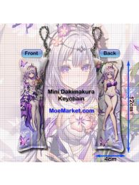 Honkai: Star Rail Castorice Mini Dakimakura Keychain Phone Strap Honkai: Star Rail Castorice Mini Dakimakura Keychain Phone Strap